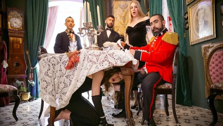 Royal ass licking and sucking cock in the house